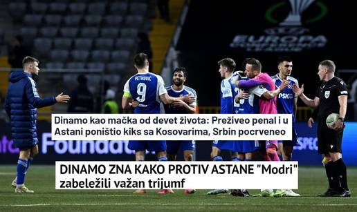 Regionalni mediji: Dinamo kao mačka s devet života. Preživjeli su prvu nagaznu minu u Europi