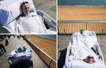 Dirljive slike iz Barcelone: Covid pacijenta koji je 114 dana u bolnici izveli da vidi plažu