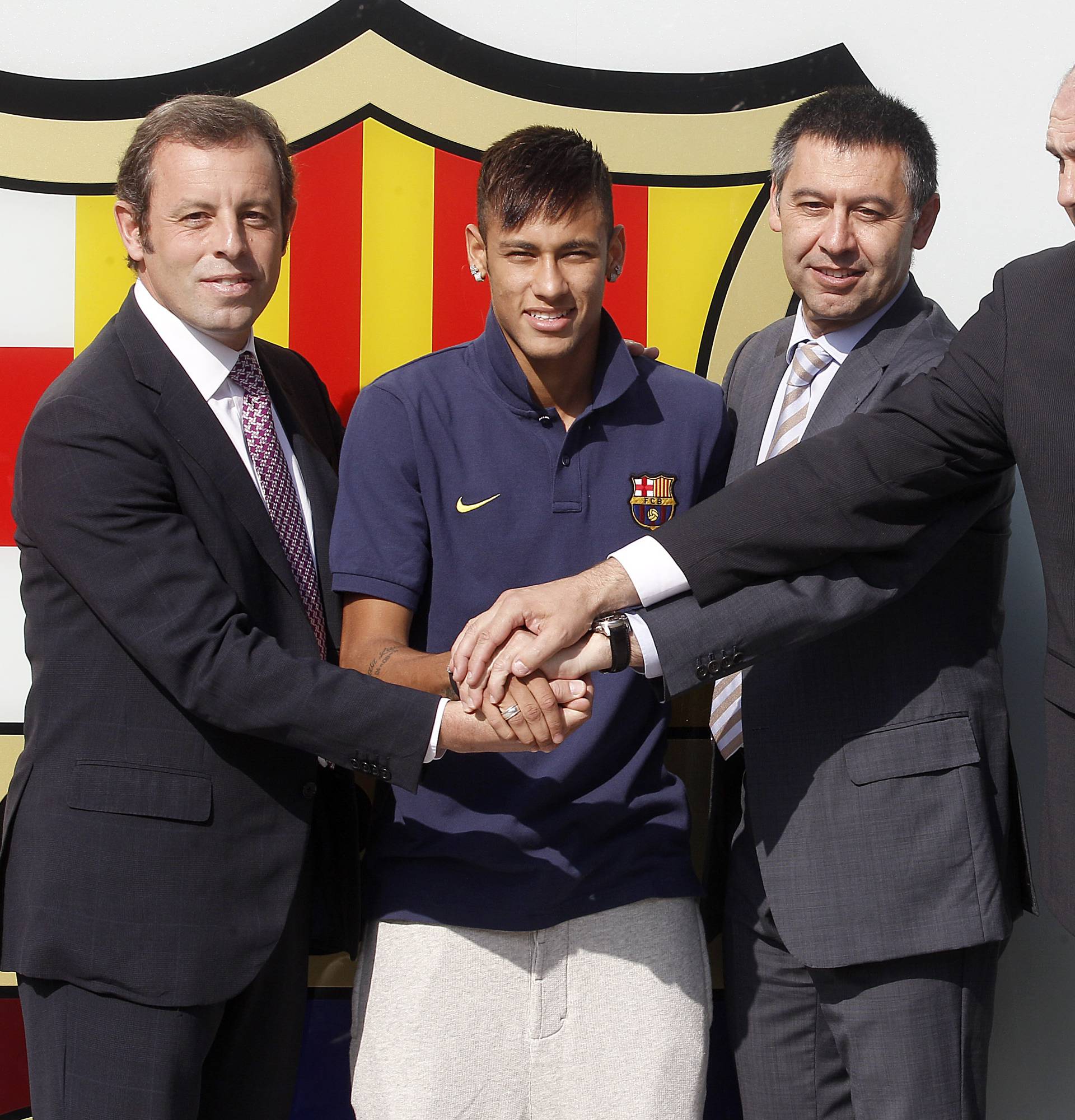 FC Barcelona's Neymar Da Silva's official presentation as player - Barcelona