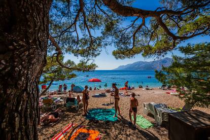 FOTO Brela: Plaža Punta Rata jedan je od simbola Hrvatske