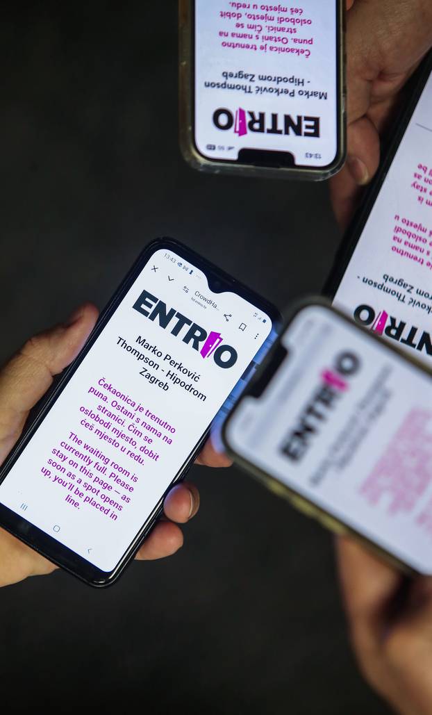 Velika navala za Thompsonov koncert, stranica koja prodaje karte aktivirala virtualne &ccaron;ekaonice