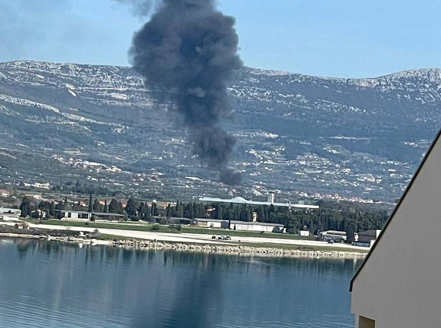 VIDEO Dim iznad splitske zračne luke, evo o čemu se točno radi