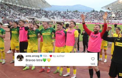 Istra šokirala Hajduk u Splitu, Erceg se javio u komentarima