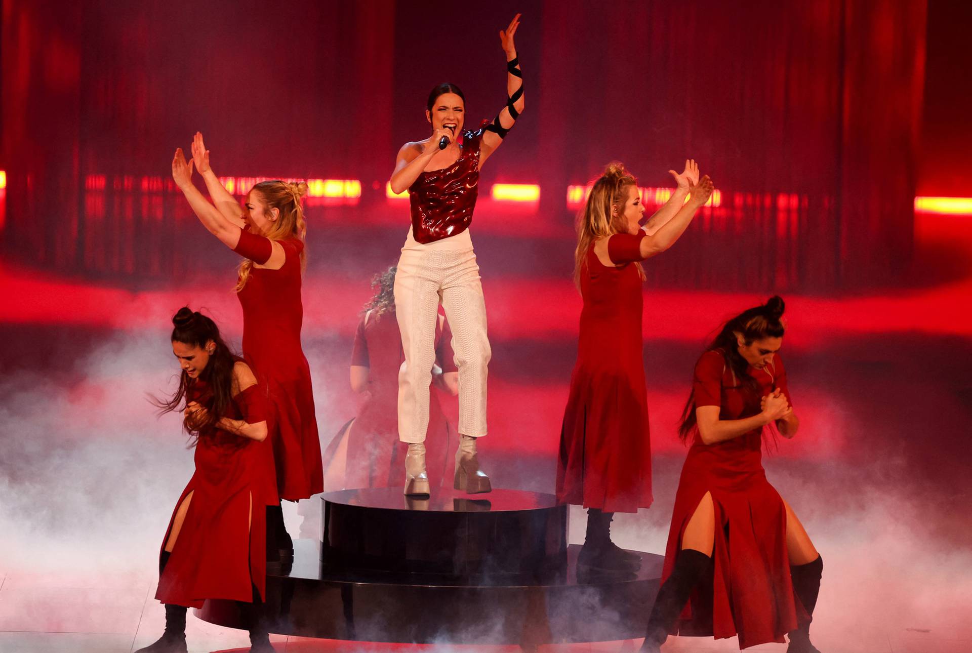 Dress rehearsal ahead of the Eurovision Grand Final in Liverpool