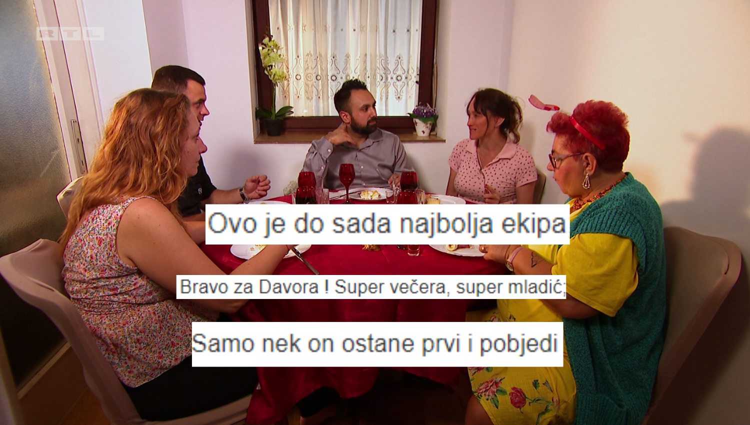 Gledatelji su zadovoljni ekipom i domaćinom Davorom u 'Večeri za 5': 'Samo neka on pobijedi!'