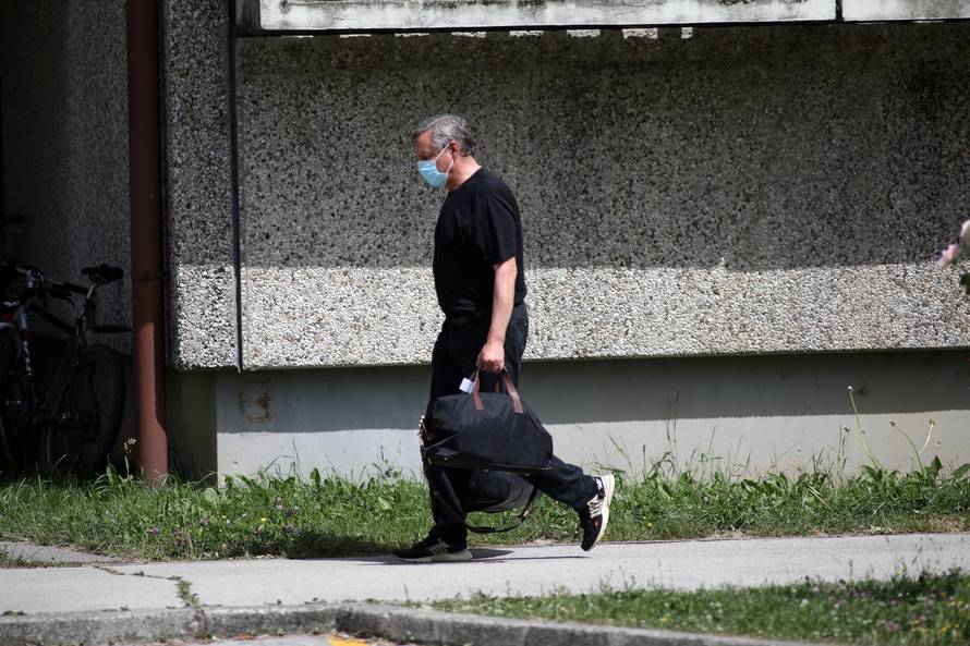 Sudac Ante Kvesić, kojeg je Mamić optužio za korupciju, izlazi iz Remetinca