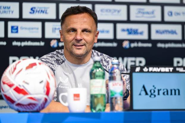 Zagreb: Konferencija za medije povodom utakmice 3. kola SuperSport HNL-a izme&dstrok;u Dinama i Rude&scaron;a