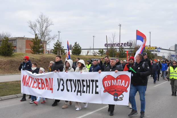 FOTO Ljuti studenti na prosvjedu u Srbiji: 'Svakog se trenutka očekuje da će pasti...'
