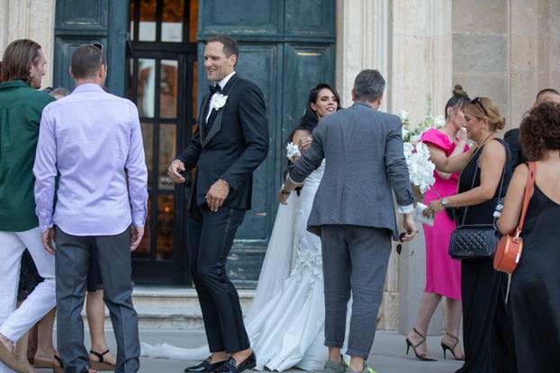 Zrinka Šahurić i Bojan Bogdanović vjenčali su se u Dubrovniku 
