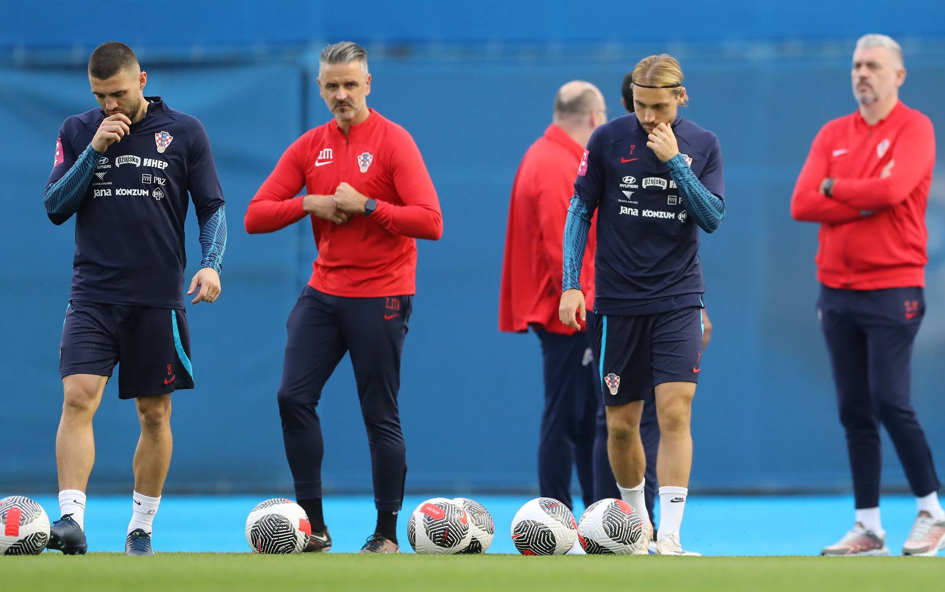 Zagreb: Trening hrvatske nogometne reprezentacije na Maksimiru