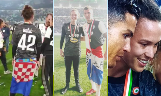 Mandžo, Doris i Ronaldo: Juve slavio omotan u hrvatske boje!