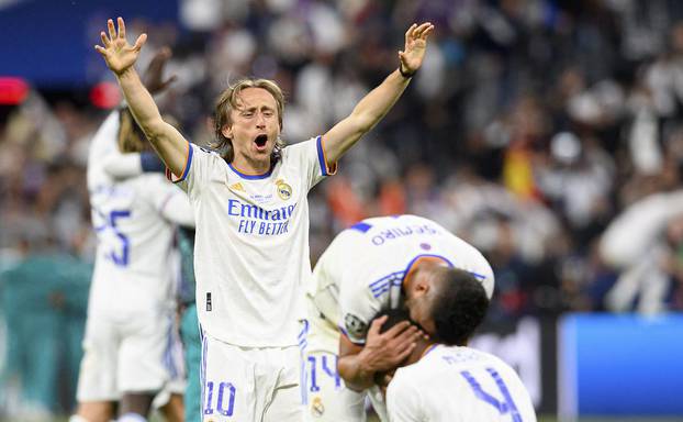 Soccer Champions League Final 2022/ Liverpool FC - Real Madrid 0:1.