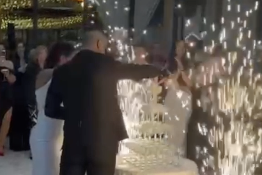 Pogledajte zdravicu judaškog bračnog para: Vjenčali se Barbara Matić i Filip Đinović