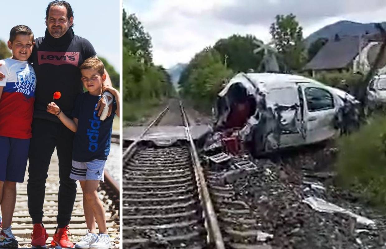 Vlak raspolovio auto: 'Zaštitili smo sina tijelima, ovo je čudo'