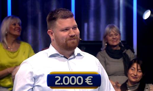 Matej odustao na posljednjem pitanju, kući otišao s 2.000 €