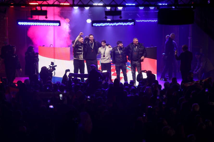 Rijeka: Doček za brončane rukometaše Tina Lučina, Verona Načinovića, Filipa Glavaša, Dinu Slavića