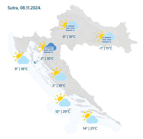 Idući tjedan promjena. Možda i snijeg! Evo kakav će biti vikend