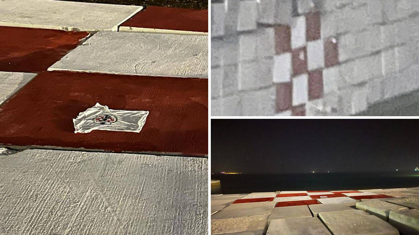Tajna noćna akcija hrvatskih navijača u Dohi: Pogledajte što su napravili uz hotel na plaži