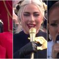 GaGa u raskošnoj haljini pjevala himnu, J.Lo susprezala emocije