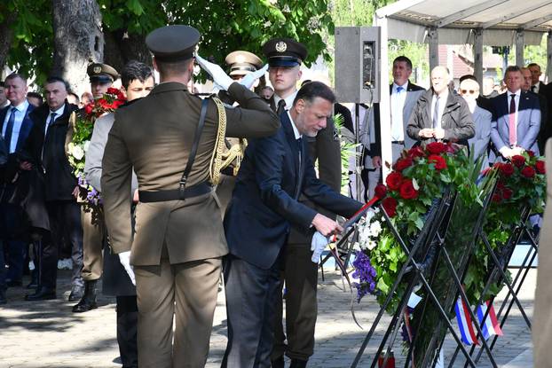 Okučani:  Obilježavanje 31. obljetnice vojno-redarstvene operacije "Bljesak"