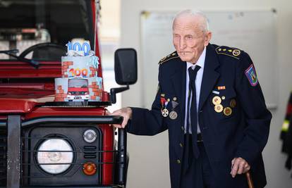 Vatrogasac Stjepan proslavio stoti rođendan:  'Drago mi je da se više ulaže u vatrogastvo'