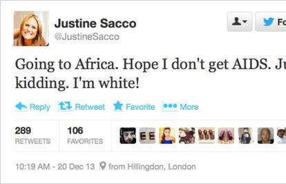 PR stručnjakinja na Twitteru objavila rasističku poruku