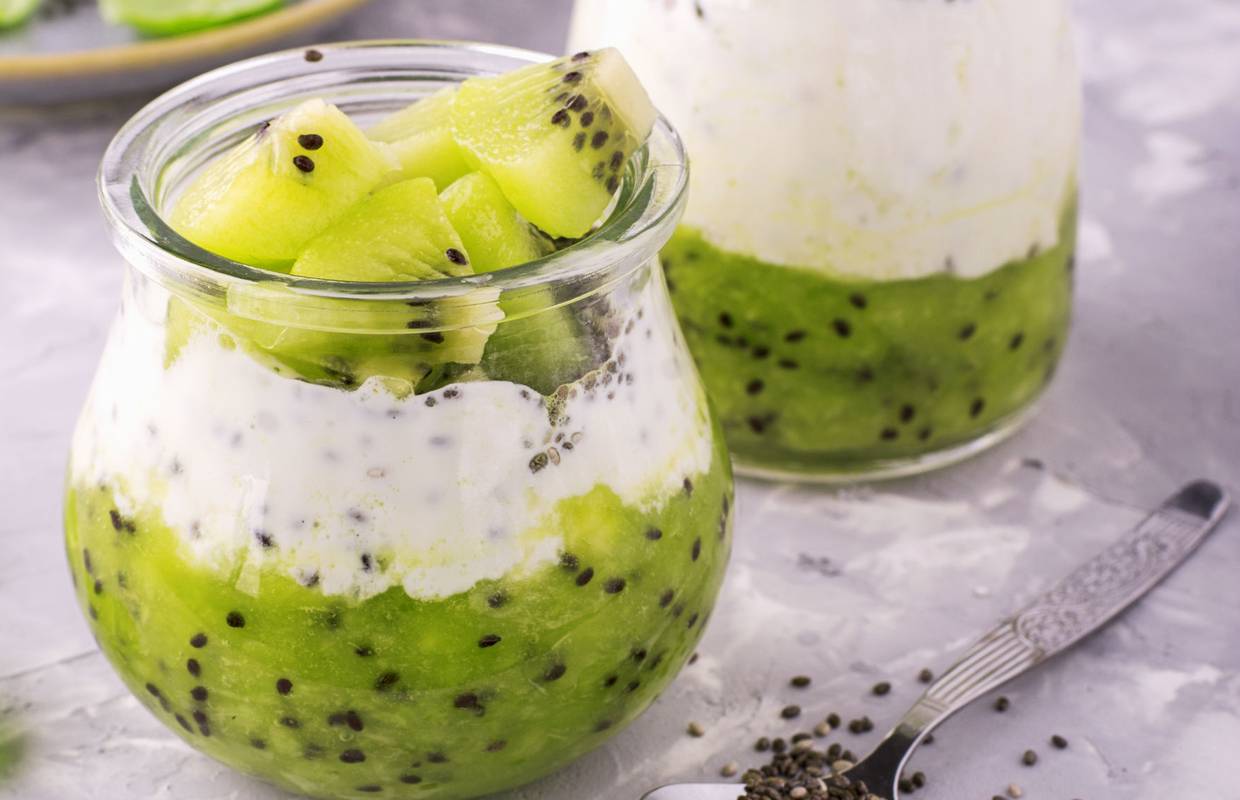 Chia puding s kivijem ukusan je i zdrav desert - za cijelu obitelj