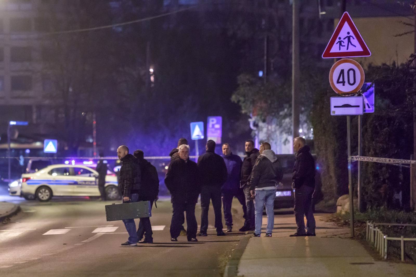 Zagreb: Policijski očevid nakon pucnjave u naselju Kruge