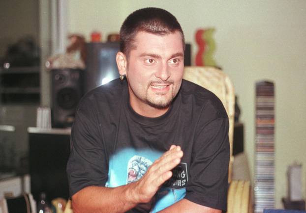 Zagreb: Pjeva? Dino Dvornik, 22.08.1998. 