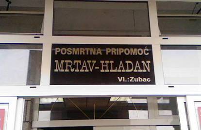 'Mrtav hladan'  iz Ploča nudi posmrtnu pripomoć