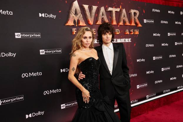 'Avatar: Fire and Ash' film premier, in Los Angeles