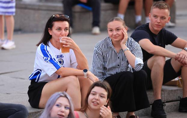Zagreb: Praćenje utakmice između BiH i Švicarske