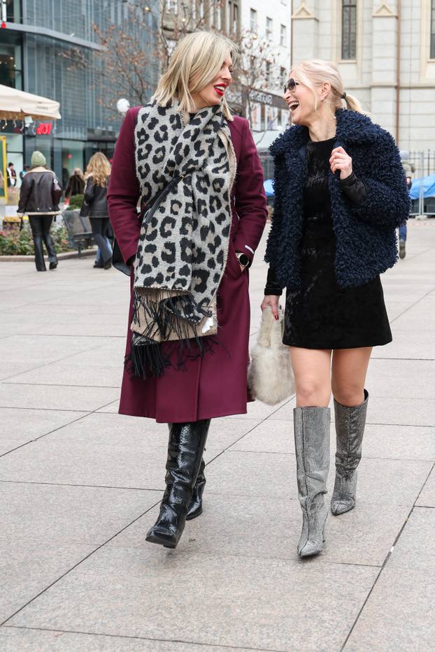 Zagreb: Dobro raspoložena Uršula Tolj uživala u fritulama