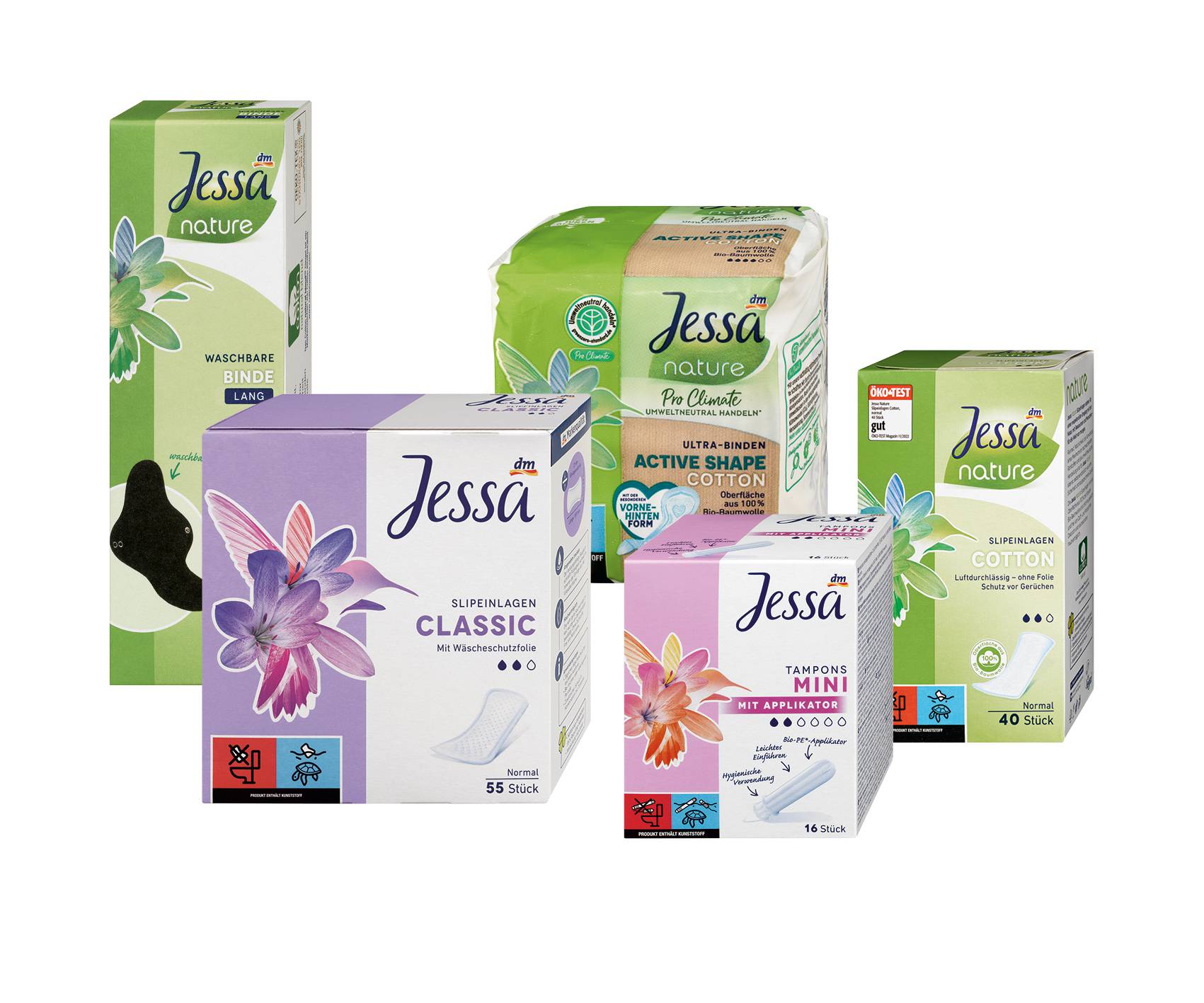 dm trajno snizio cijene proizvoda za žensku higijenu vlastite marke Jessa