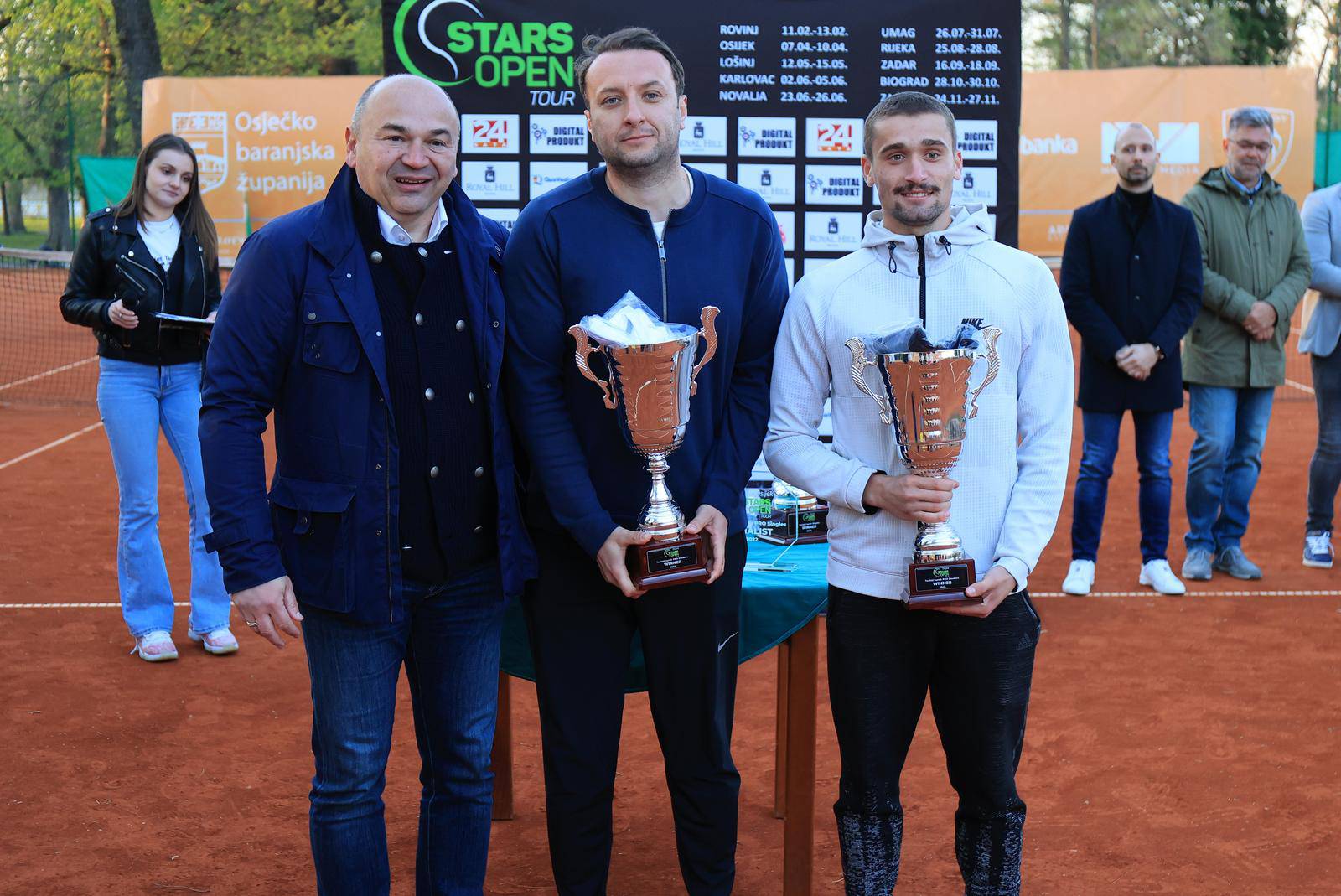 U Osijeku je održan teniski turnir rekreativaca Stars Open Tour