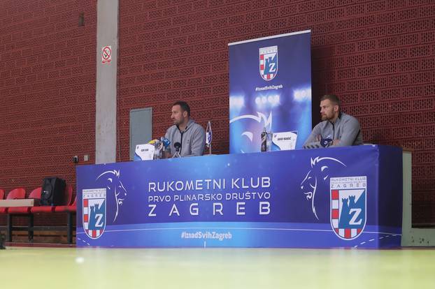 Zagreb: Konferencija za medije PPD Zagreb uoči utakmice protiv Aalborg Handbolda