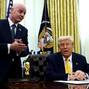 U.S. President Donald Trump and FIFA President Gianni Infantino in the Oval Office of the White House in Washington