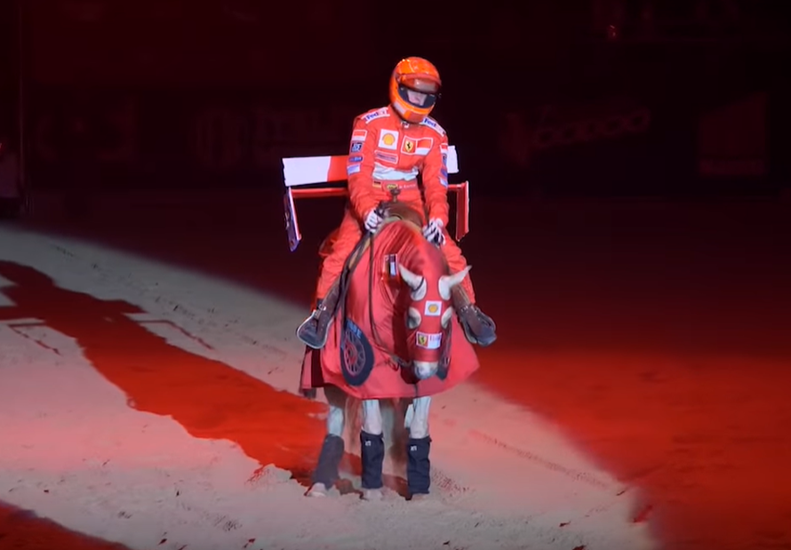 Tata, ovo je za tebe: Gina je za Schumija nosila boje Ferrarija