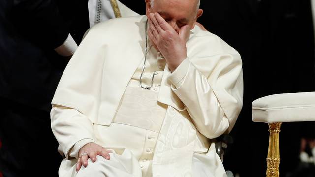 Easter Vigil in Saint Peter's Basilica at the Vatican