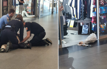 VIDEO Zaštitar se u trgovačkom centru sukobio s muškarcem: 'Kradeš? E, nećeš više krasti!'