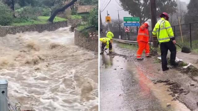 VIDEO Kalifornija na udaru nove oluje: Skoro cijela država pod alarmom za moguće poplave