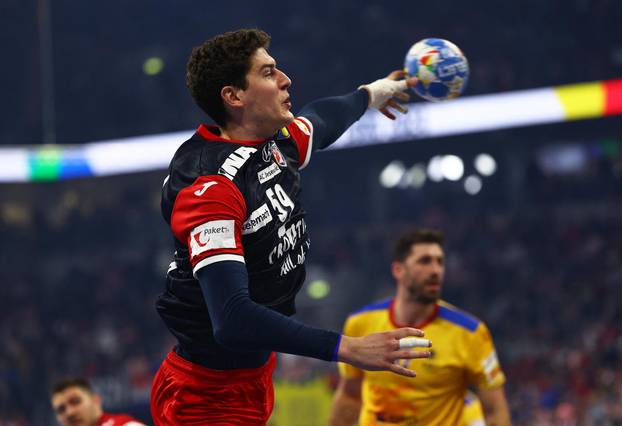 EHF 2024 Men's European Handball Championship - Preliminary Round - Group B - Croatia v Romania