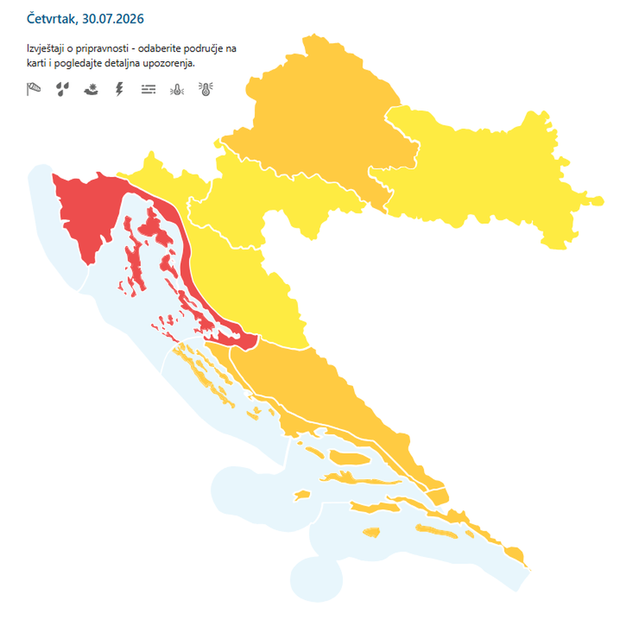 CRVENI ALARM Temperature i do 39  °C, evo što nas sve očekuje...
