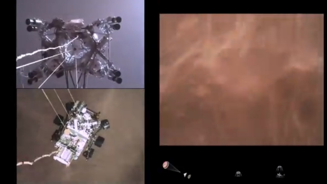 NASA objavila snimku slijetanja rovera Perseverance na Mars