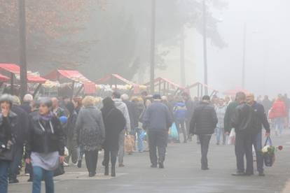 FOTO  U Zagrebu hladno i gusta magla, a u Rijeci se kupaju!