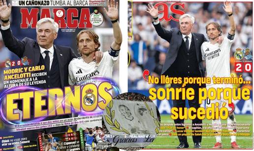 Pogledajte kako su španjolske tiskovine ispratile Luku Modrića