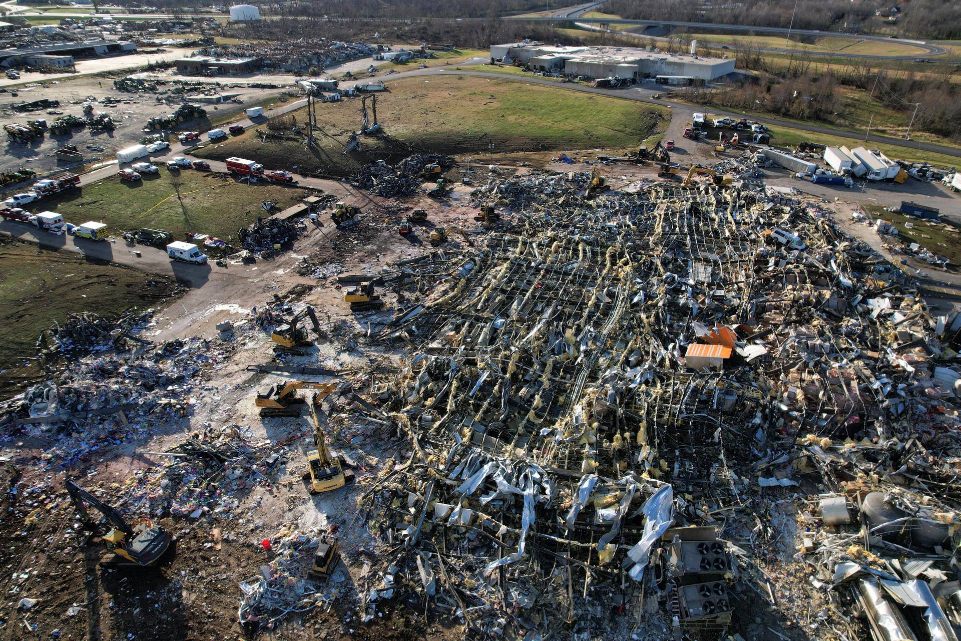 Devastating outbreak of tornadoes ripped through several U.S. states