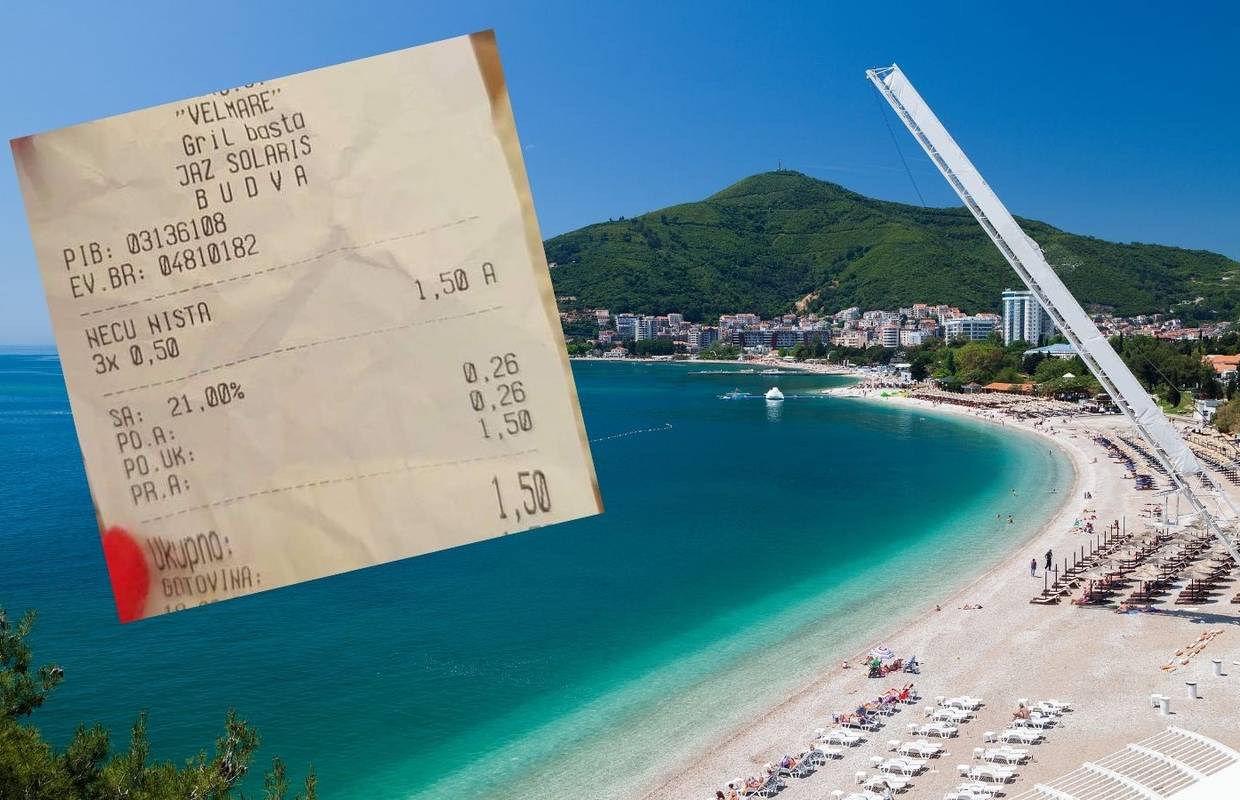 Ne možeš ni sjesti besplatno: 'Račun' iz Budve pravi je hit