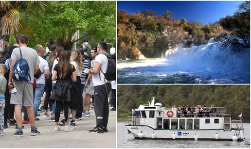 Navala i na NP Krka: Gužve su kao i na Plitvicama, dan ranije