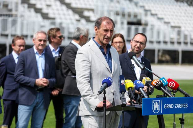 Polaganjem kamena temeljca obilježen početak radova na rekonstrukciji nogometnog stadiona Zagreb